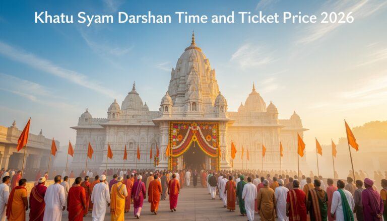 Khatu Shyam Darshan Time and Ticket Price 2026: Complete Timings, VIP Entry, Online Booking & Travel Guide