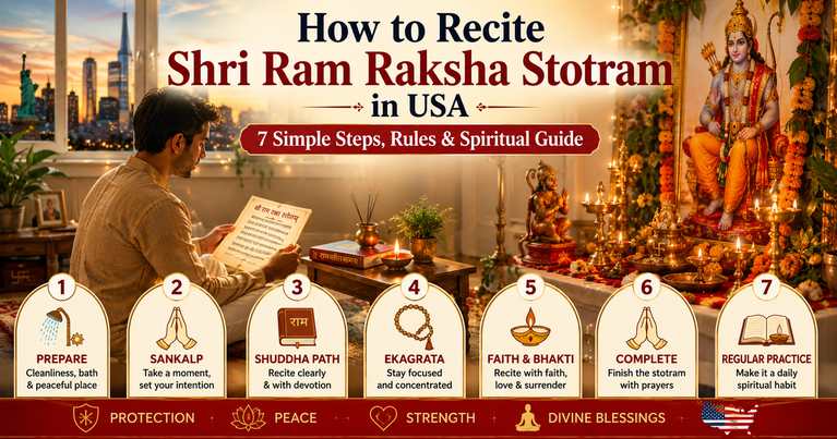 How to Recite Shri Ram Raksha Stotram in USA: 7 Simple Steps, Rules & Spiritual Guide