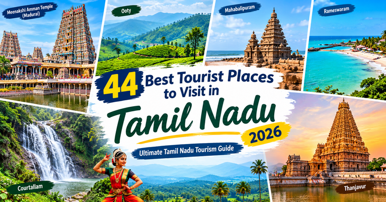 44 Best Tourist Places to Visit in Tamil Nadu 2026: Ultimate Tamil Nadu Tourism Guide