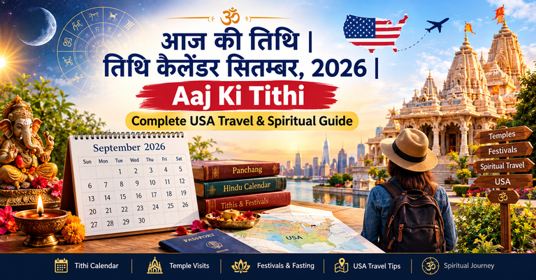 आज की तिथि | तिथि कैलेंडर सितम्बर, 2026 | Aaj Ki Tithi: Complete USA Travel & Spiritual Guide