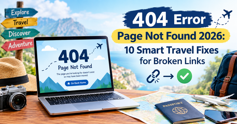 404 Error Page Not Found 2026: 10 Smart Travel Fixes for Broken Links