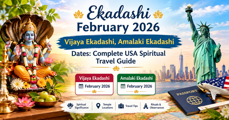 Ekadashi February 2026 Vijaya Ekadashi, Amalaki Ekadashi Dates: Complete USA Spiritual Travel Guide