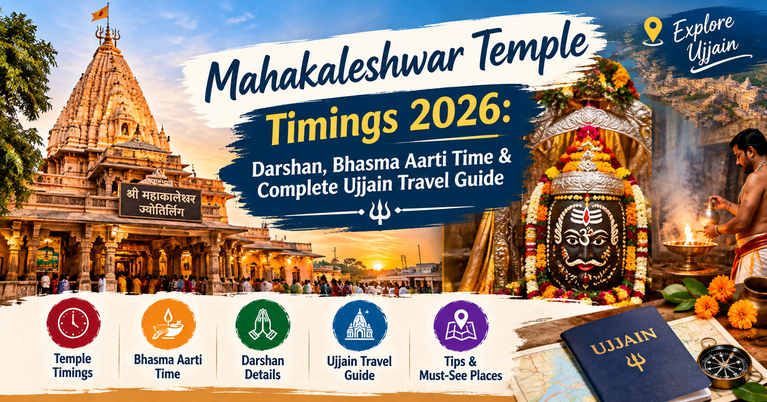 Mahakaleshwar Temple Timings 2026: Darshan, Bhasma Aarti Time & Complete Ujjain Travel Guide