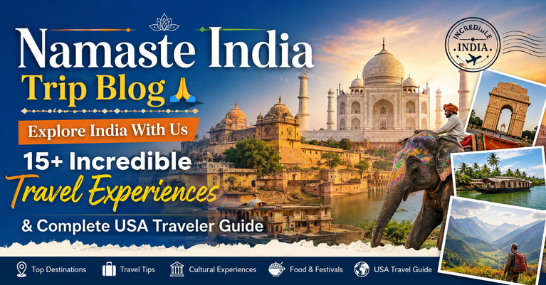 Namaste India Trip Blog Explore India With Us: 15+ Incredible Travel Experiences & Complete USA Traveler Guide