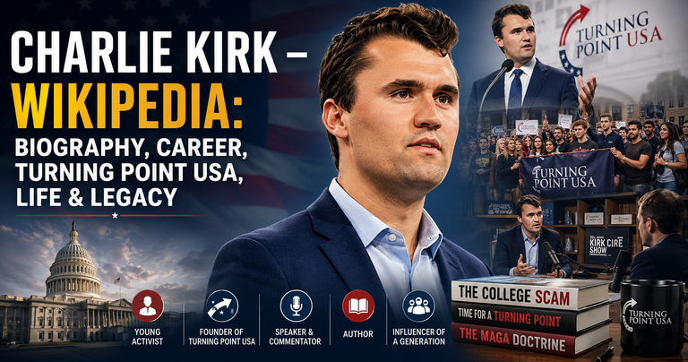 Charlie Kirk - Wikipedia: Biography, Career, Turning Point USA, Life & Legacy