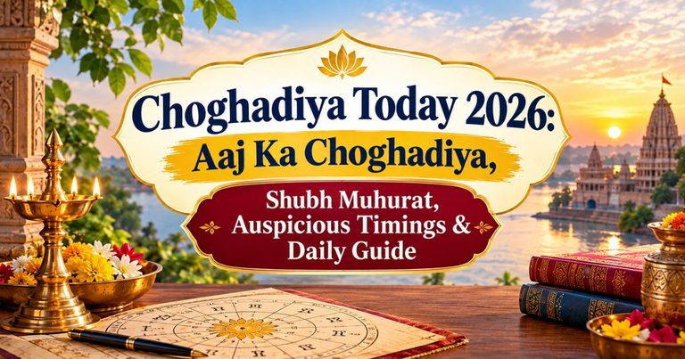 Choghadiya Today 2026: Aaj Ka Choghadiya, Shubh Muhurat, Auspicious Timings & Daily Guide