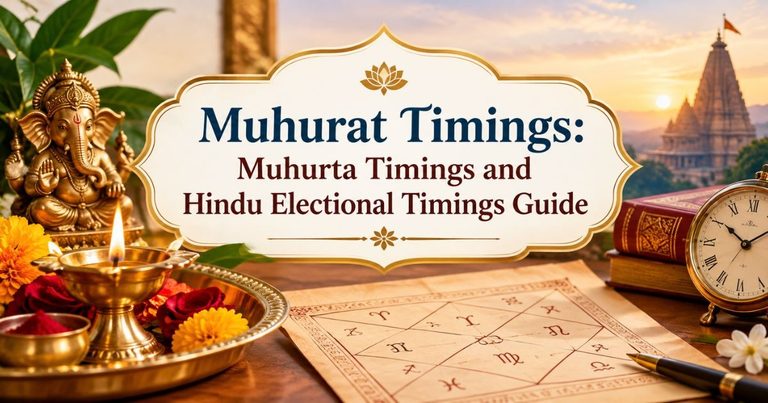 Muhurat Timings: Muhurta Timings and Hindu Electional Timings Guide