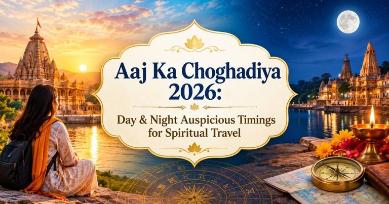 Aaj Ka Choghadiya 2026: Day & Night Auspicious Timings for Spiritual Travel