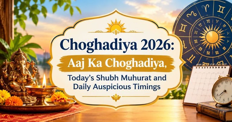 Choghadiya 2026: Aaj Ka Choghadiya, Today’s Shubh Muhurat and Daily Auspicious Timings