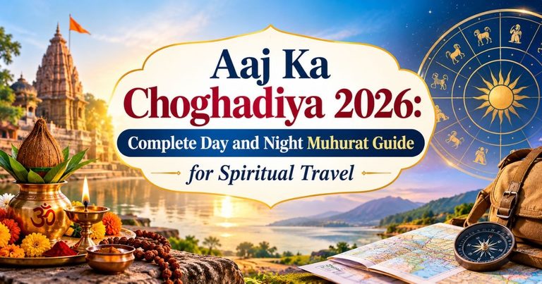 Aaj Ka Choghadiya 2026: Complete Day and Night Muhurat Guide for Spiritual Travel