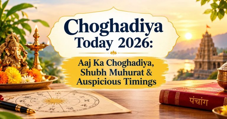 Aaj Ka Choghadiya 2026: Today’s Shubh Muhurat & Auspicious Timings