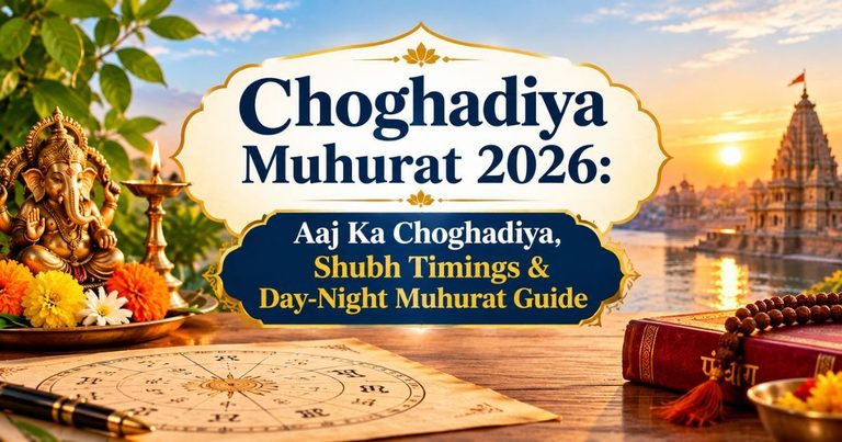 Choghadiya Muhurat 2026: Aaj Ka Choghadiya, Shubh Timings & Day-Night Muhurat Guide