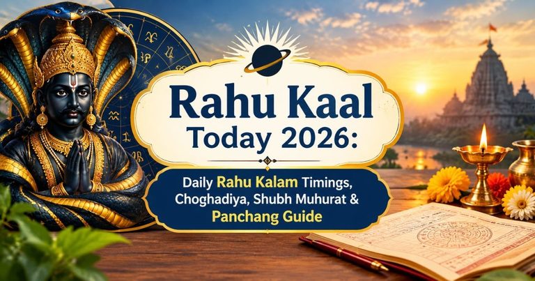 Rahu Kaal Today 2026: Daily Rahu Kalam Timings, Choghadiya, Shubh Muhurat & Panchang Guide