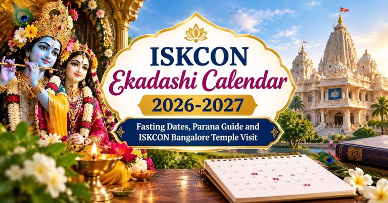 ISKCON Ekadashi Calendar 2026-2027: Fasting Dates, Parana Guide and ISKCON Bangalore Temple Visit