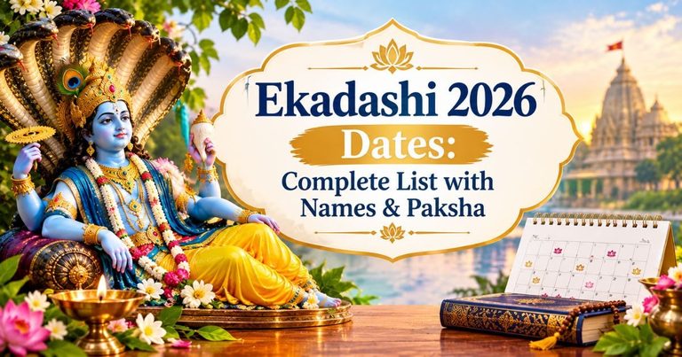 Ekadashi 2026 Dates: Complete List with Names & Paksha