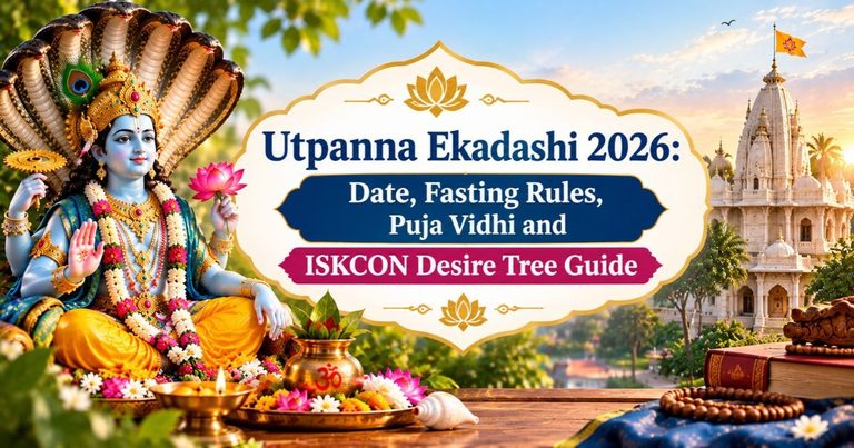 Utpanna Ekadashi 2026: Date, Fasting Rules, Puja Vidhi and ISKCON Desire Tree Guide